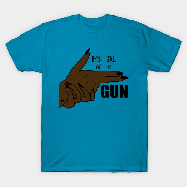 Halsey Girl is a Gun lyrics iichliwp T-Shirt by Caitlin3696